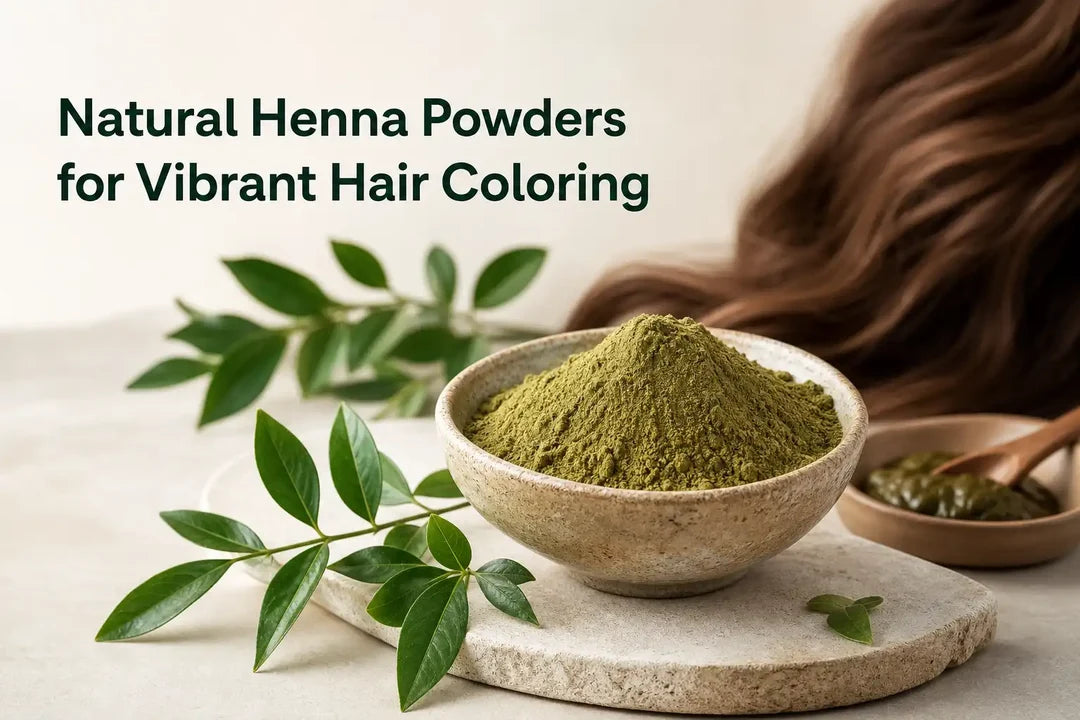 Natural Henna Powders for Vibrant Hair Coloring